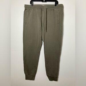Men's Bread & Boxers‎ Pull On Jogger Sweatpants  Lounge Size XL Olive Green
